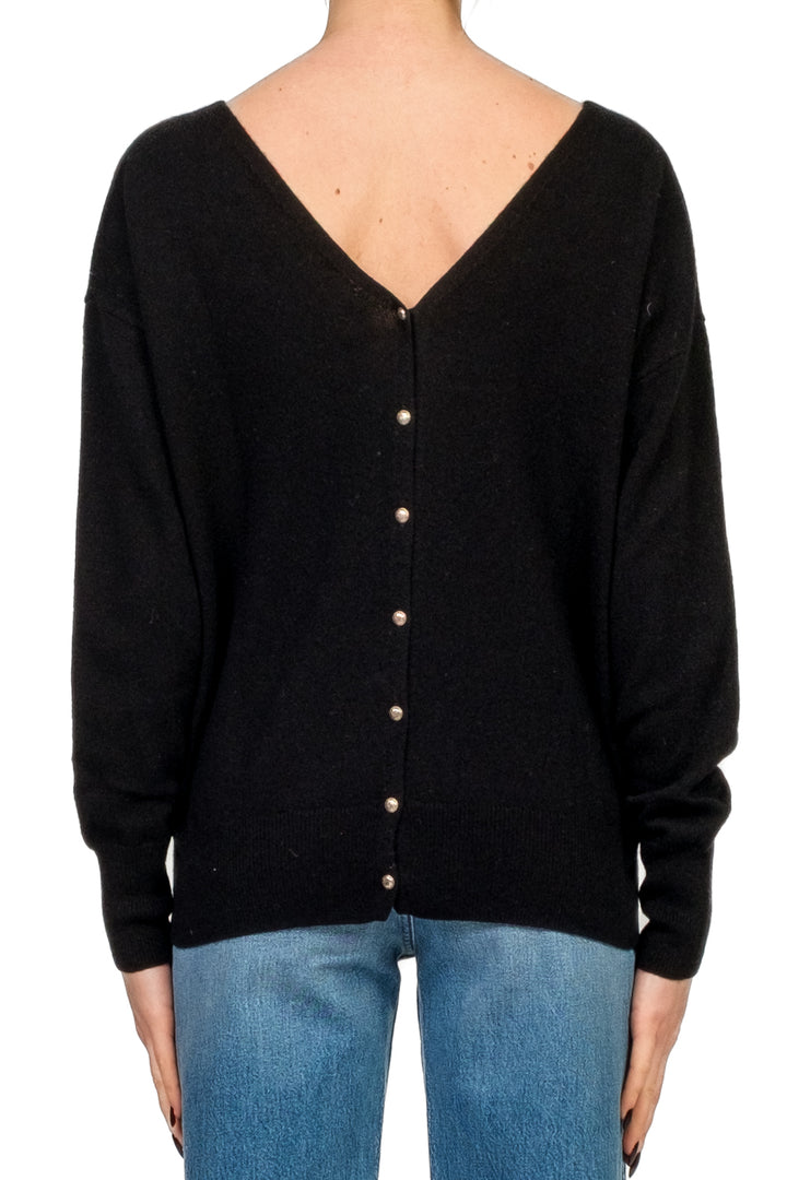 Tensione in - Maglia scollo V bottoni posteriori Art. WL544AI25