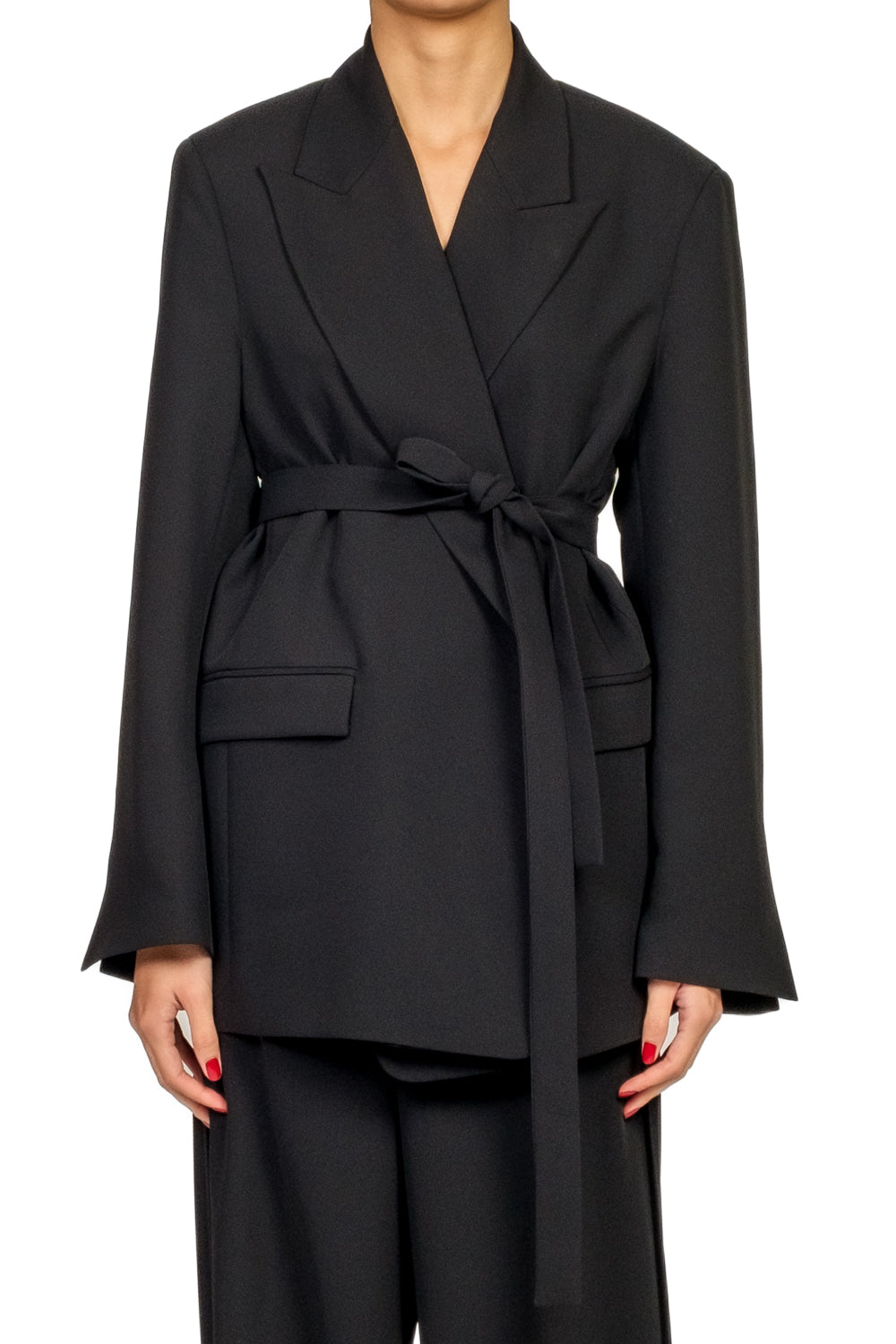 Vicolo - Giacca in crepe con fusciacca Art. TF1558