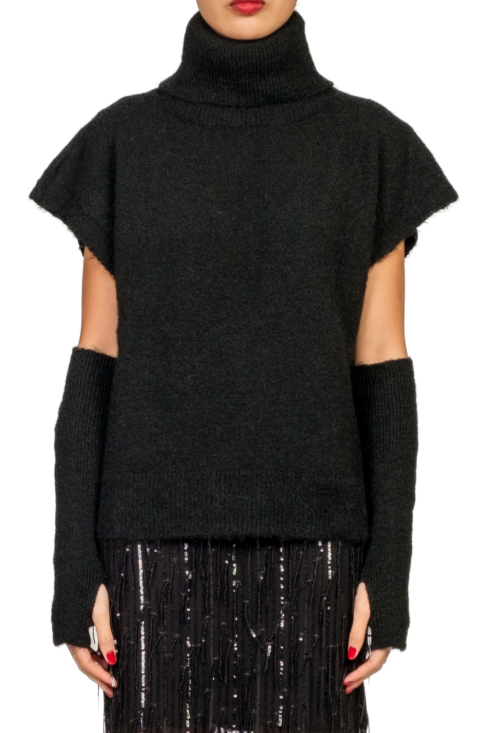 Tensione In - Gilet collo alto con manicotti Art. 26030