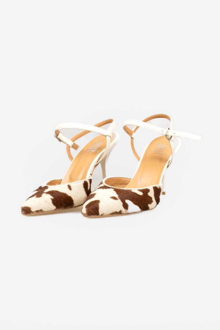 Ovyé - Décolleté sling back animalier Art. SO188