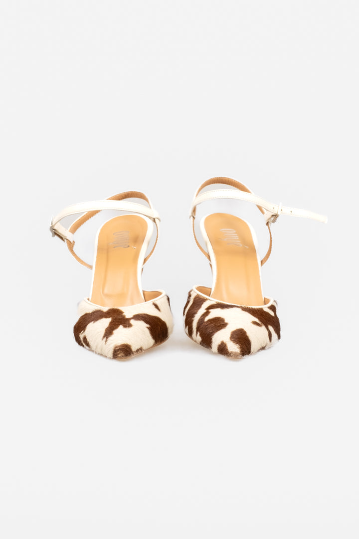 Ovyé - Décolleté sling back animalier Art. SO188