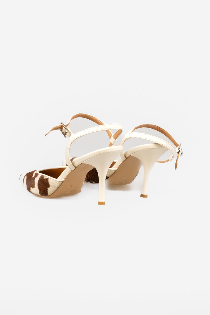 Ovyé - Décolleté sling back animalier Art. SO188