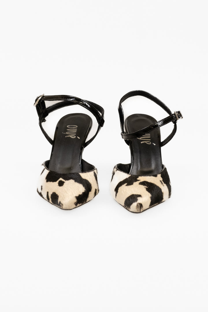 Ovyé - Décolleté sling back animalier Art. SO188