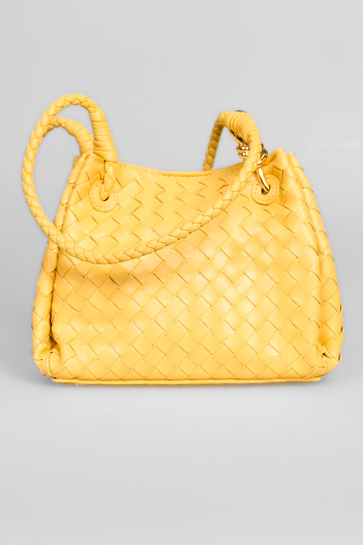 Upper - Borsa intrecciata a spalla