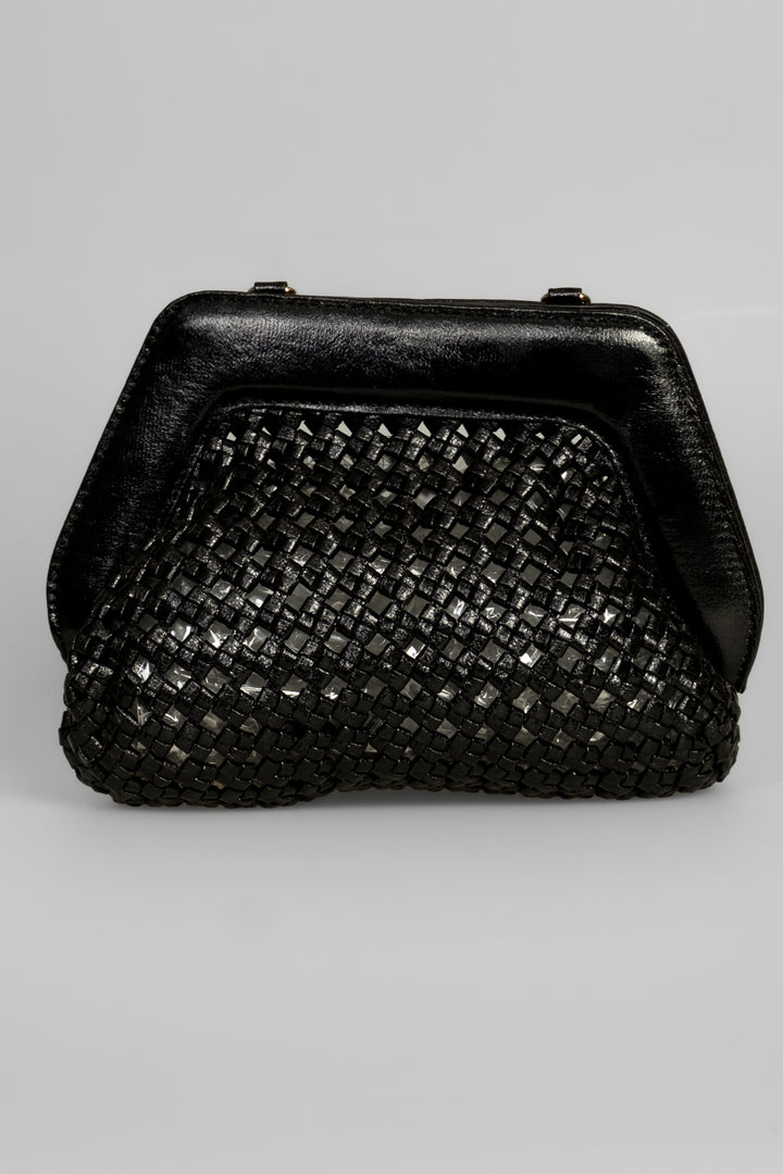 Upper - Borsa clutch traforata