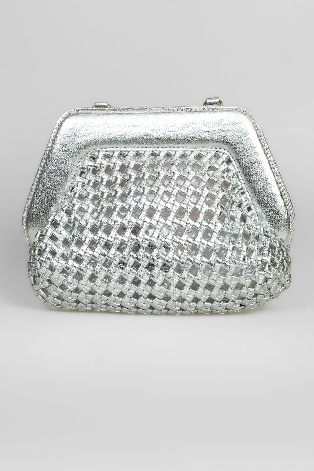 Upper - Borsa clutch traforata