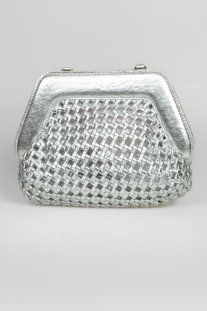 Upper - Borsa clutch traforata