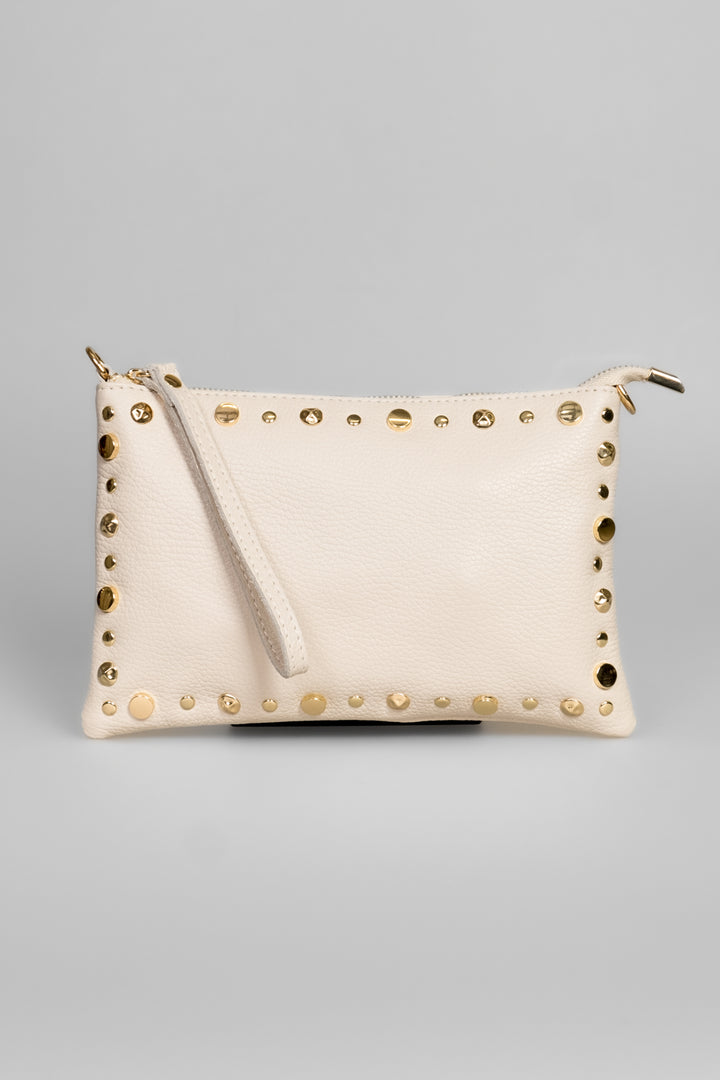 Upper - Borsa pochette con borchie