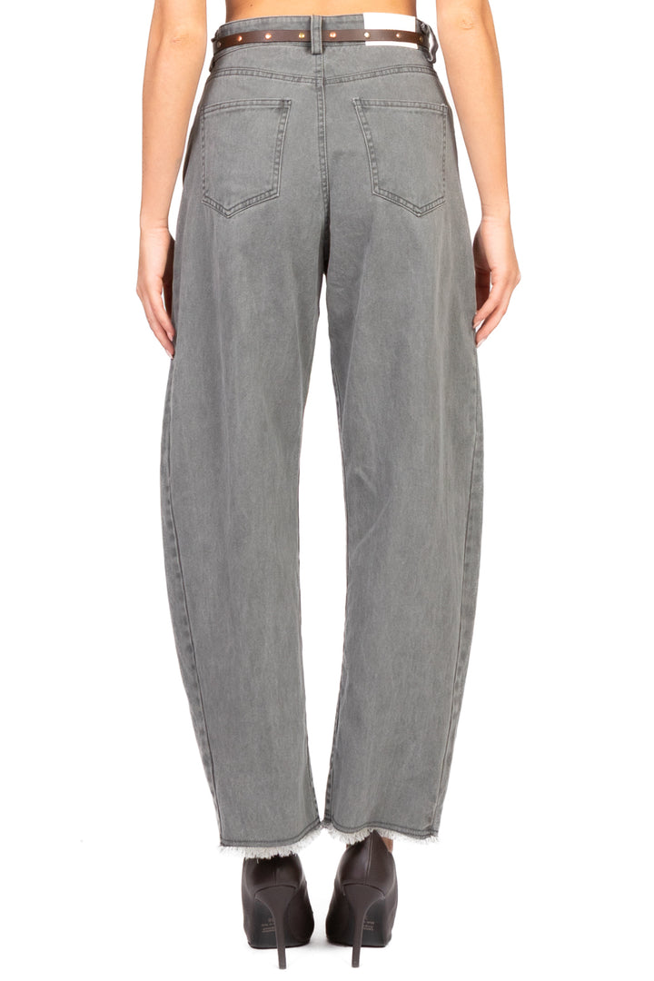 Tensione In - Jeans barrel con cintura Art. W25P152