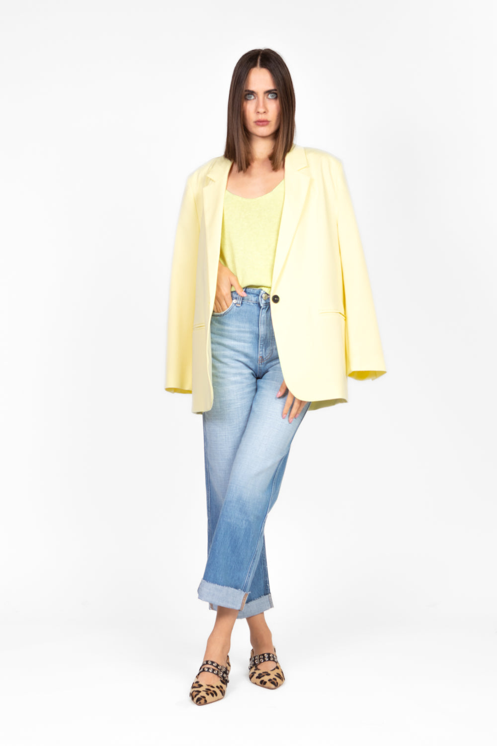 Vicolo - Canotta in maglia a costine Art. 77107D