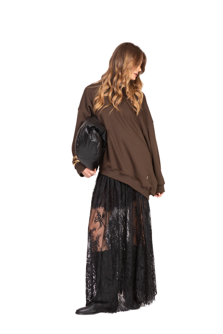 Vicolo - Felpa over girocollo Art. TF0582