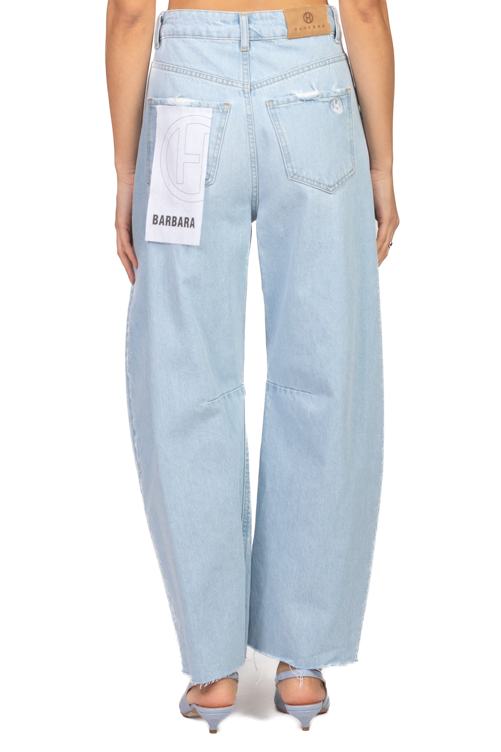 Have One - Jeans BARBARA barrel taglio vivo Art. PFA-Q080