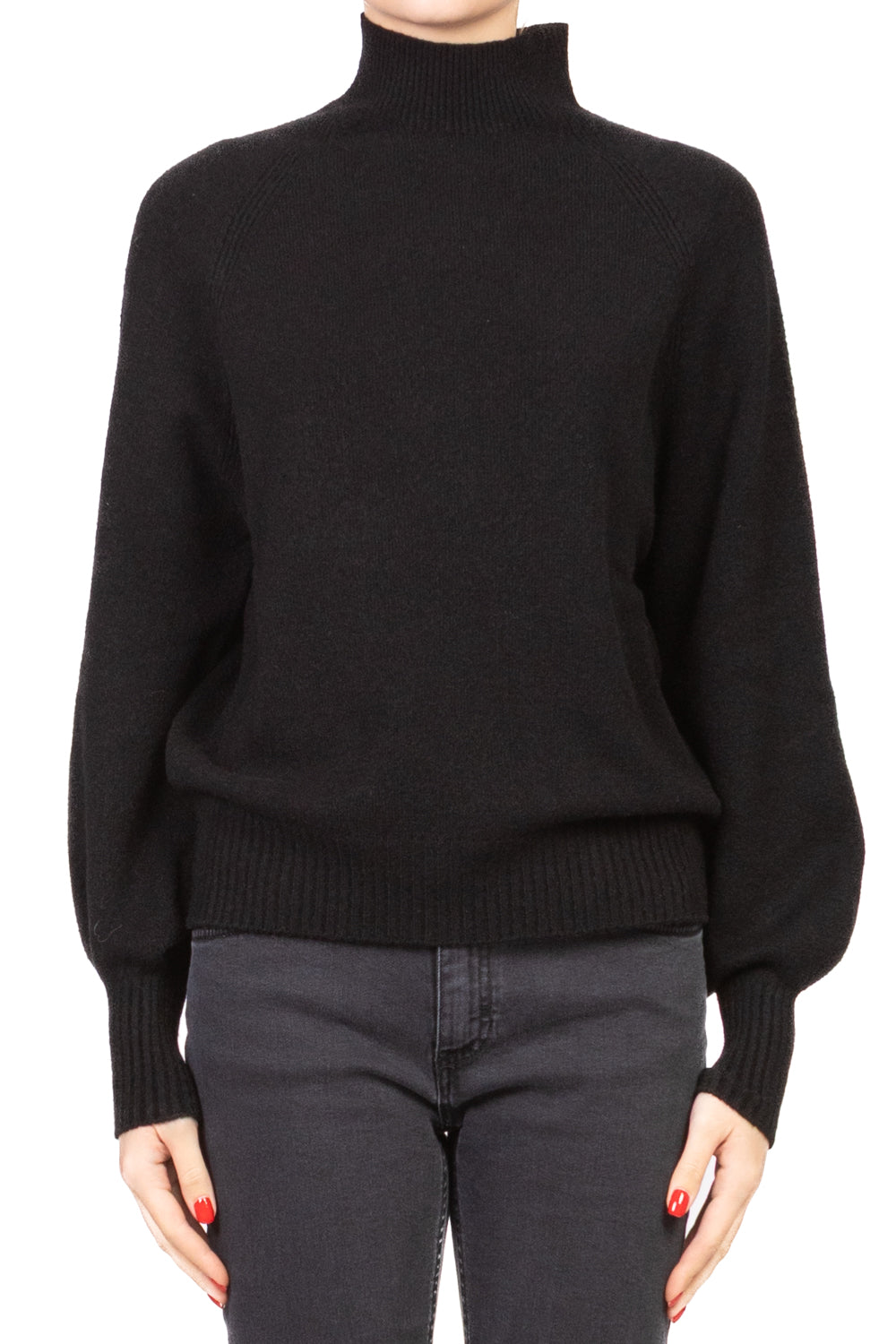 Kontatto - Maglia mezzo collo manica palloncino Art. 3M0837C