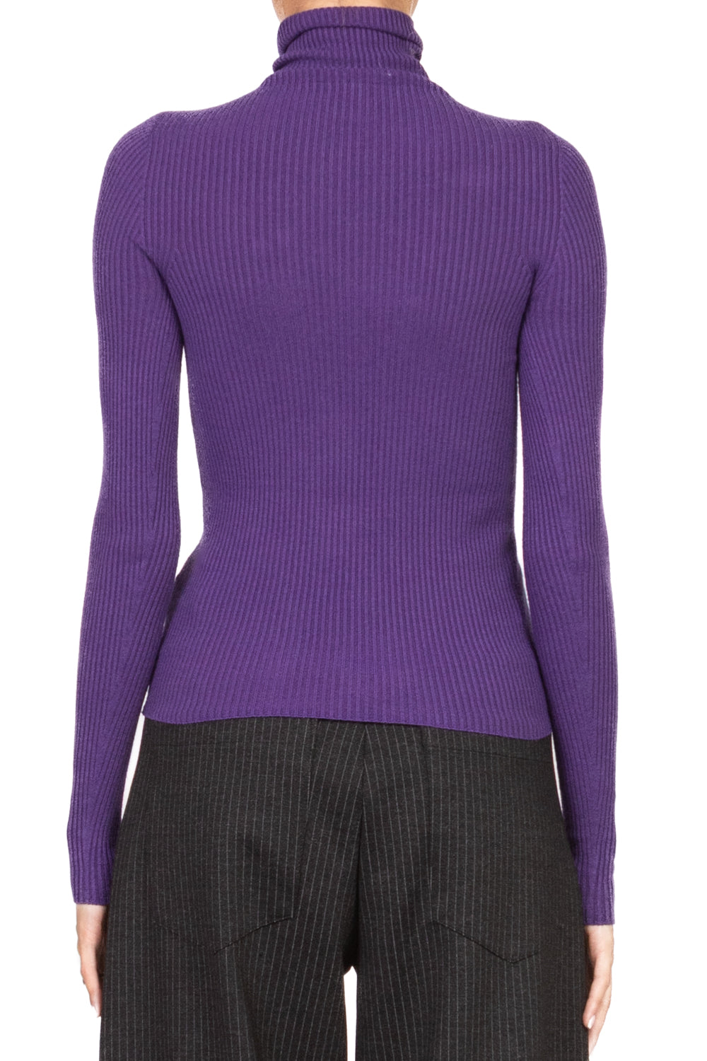 Vicolo - Maglia costine collo alto Art. 22219F