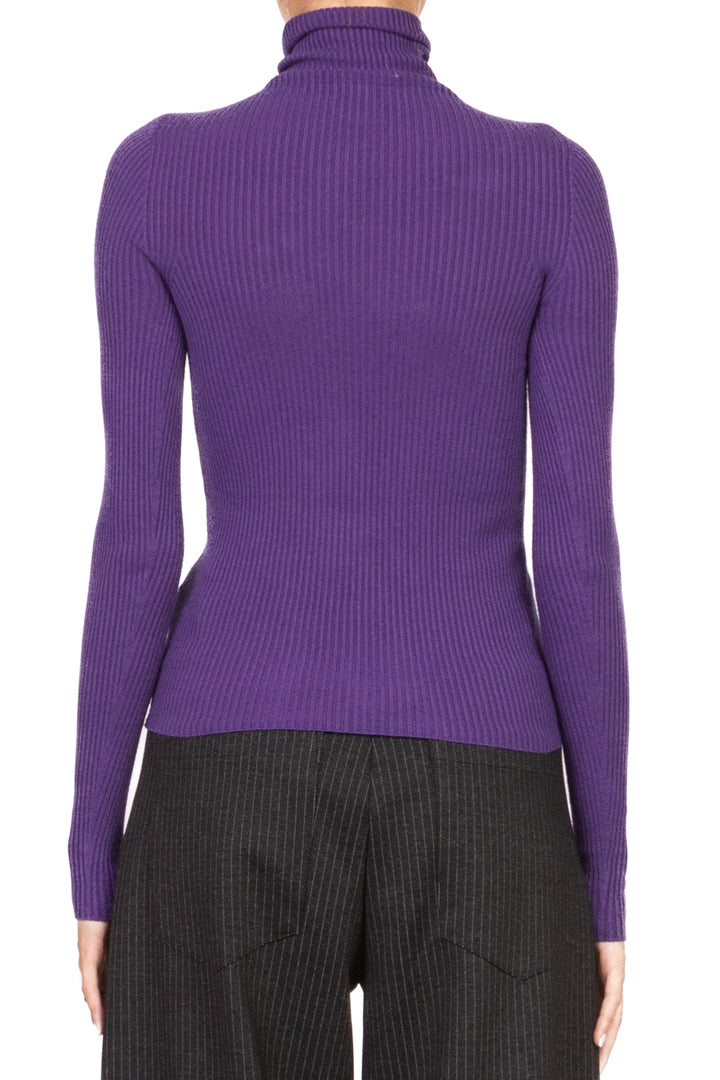 Vicolo - Maglia costine collo alto Art. 22219F