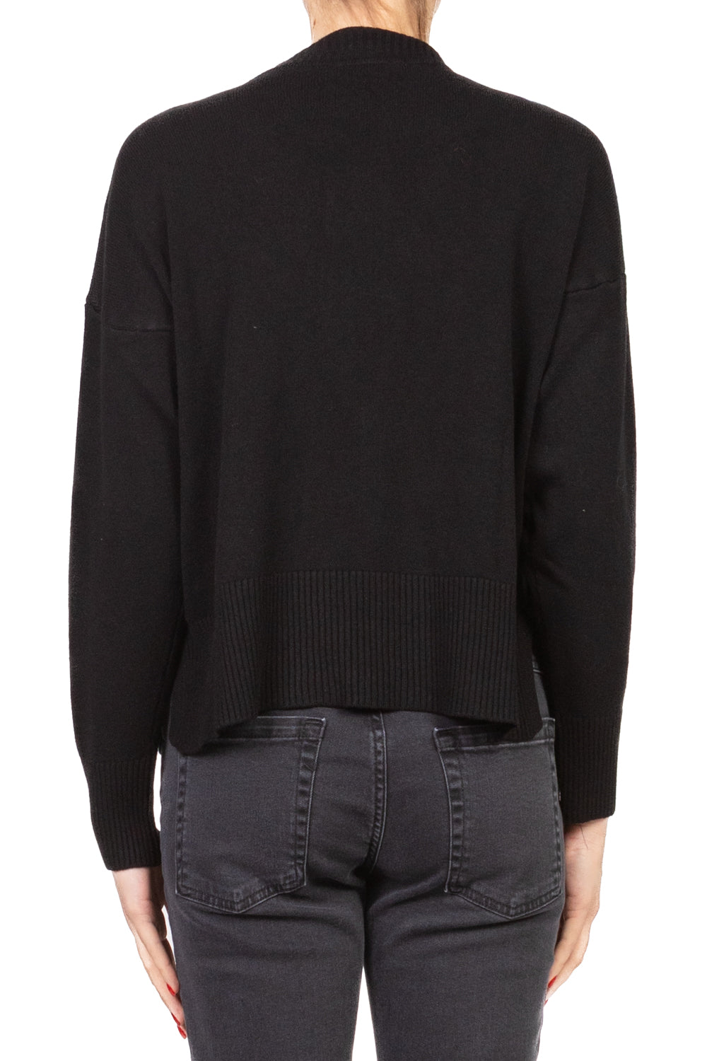 Vicolo - Maglia girocollo con spacchetti Art. 77341F