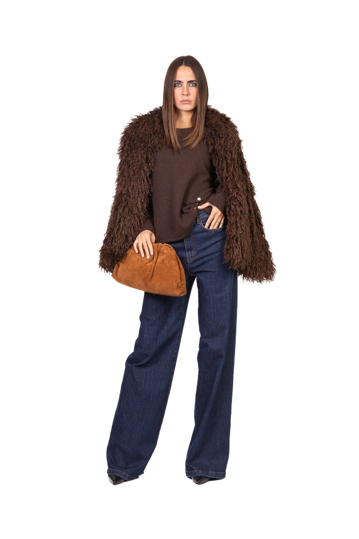 Vicolo - Maglia girocollo spilla perla Art. 77370F