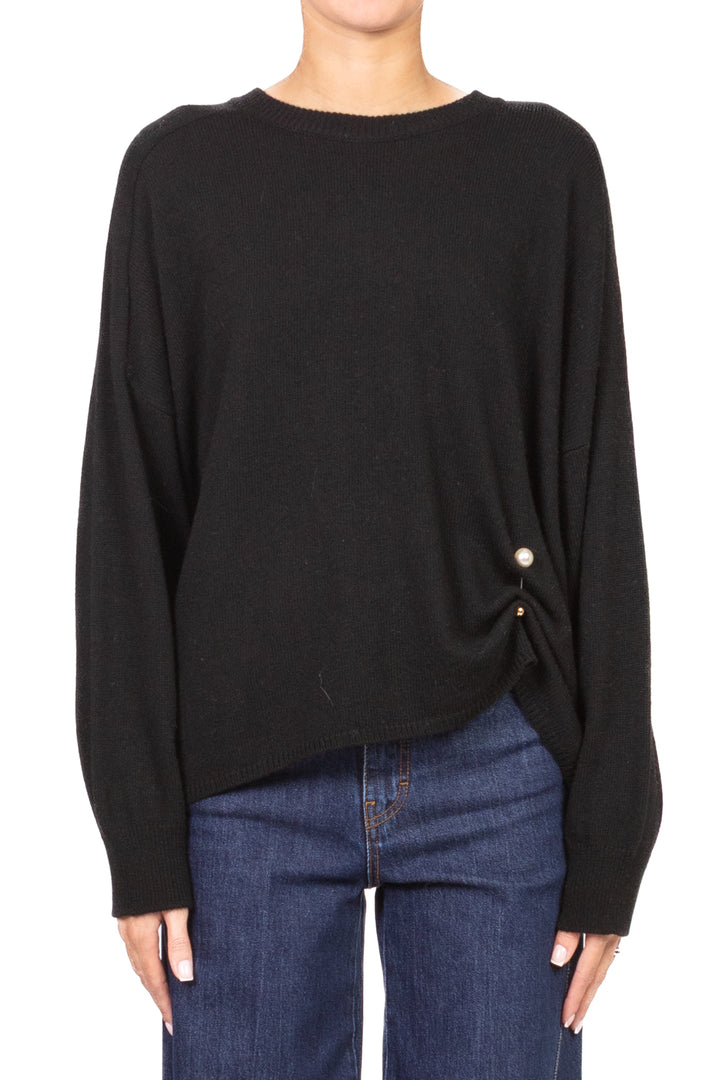 Vicolo - Maglia girocollo spilla perla Art. 77370F