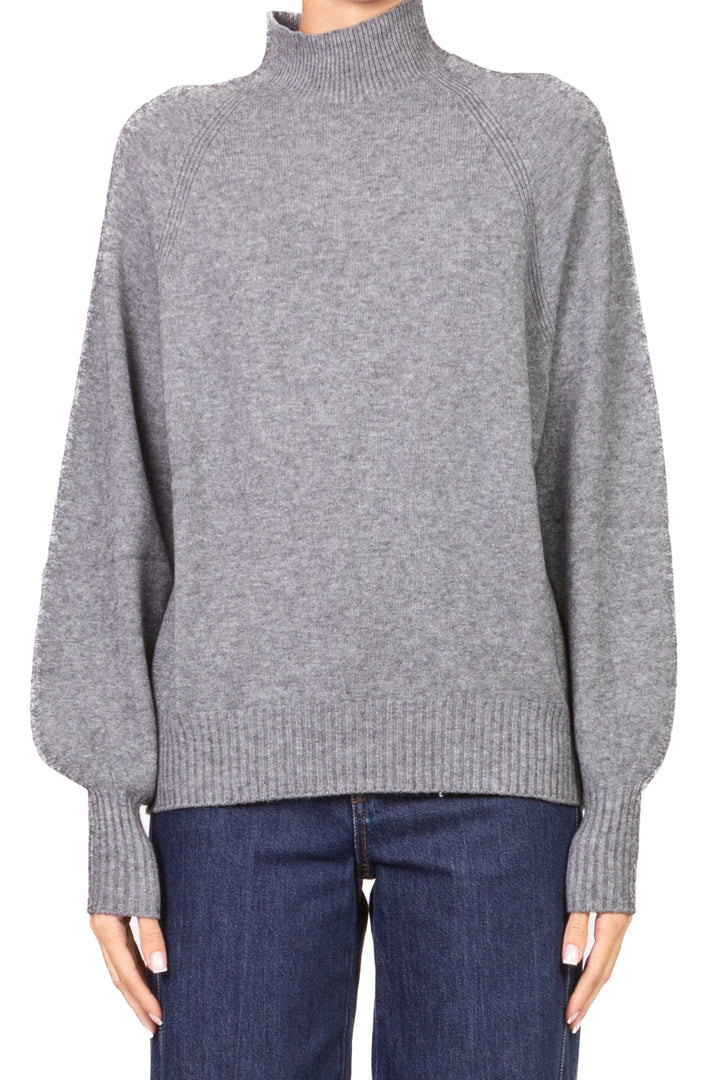 Kontatto - Maglia mezzo collo manica palloncino Art. 3M0837C