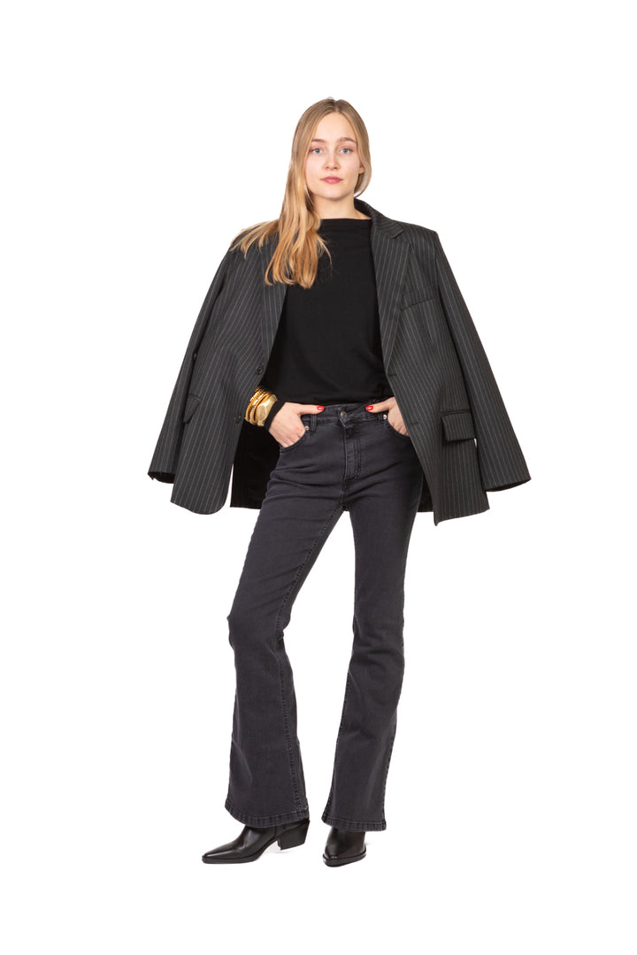 Angela Davis - Maglia girocollo in lana Art. RI9PA91