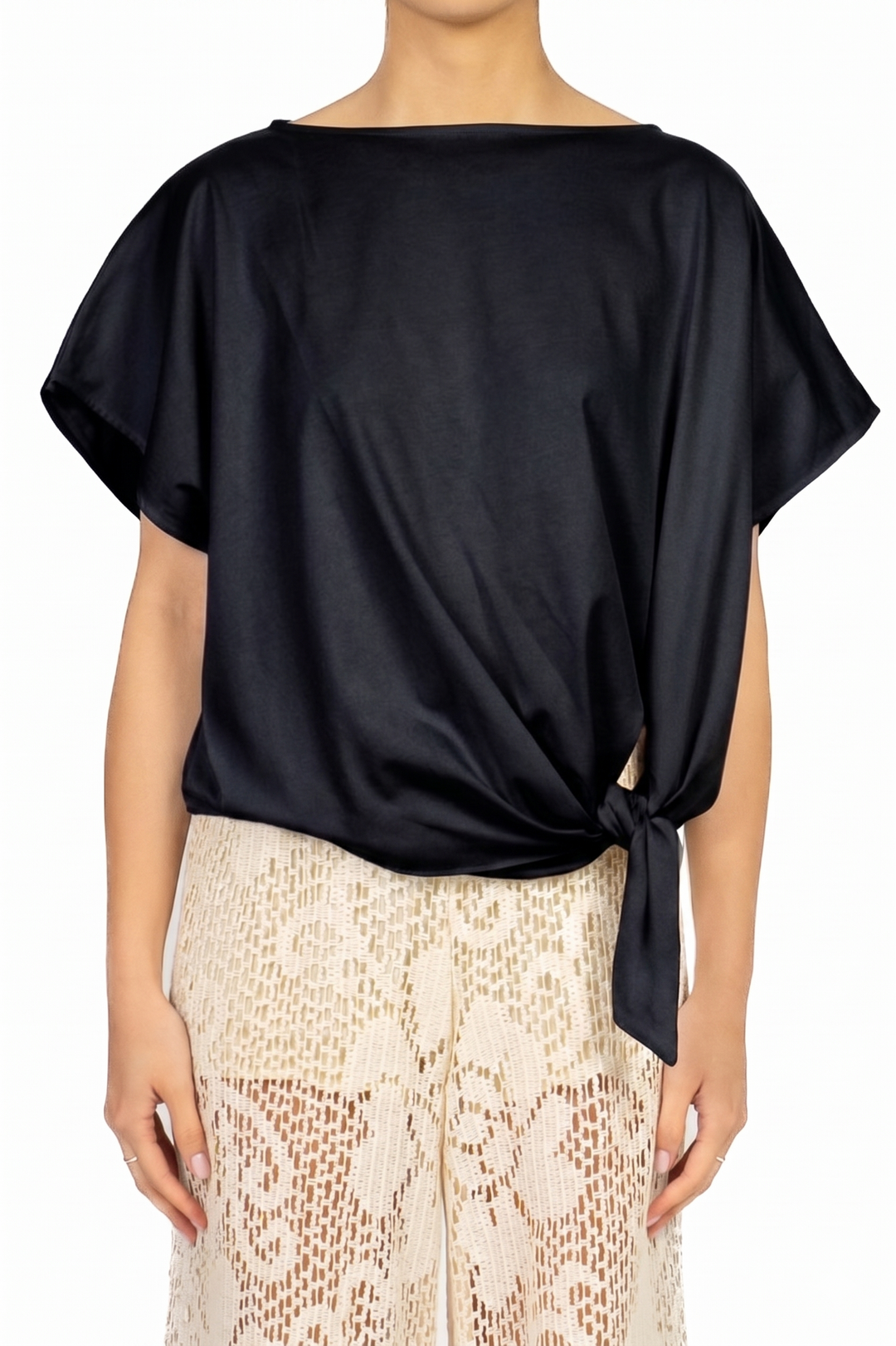 Vicolo - T-Shirt con nodo frontale Art. UAB0350
