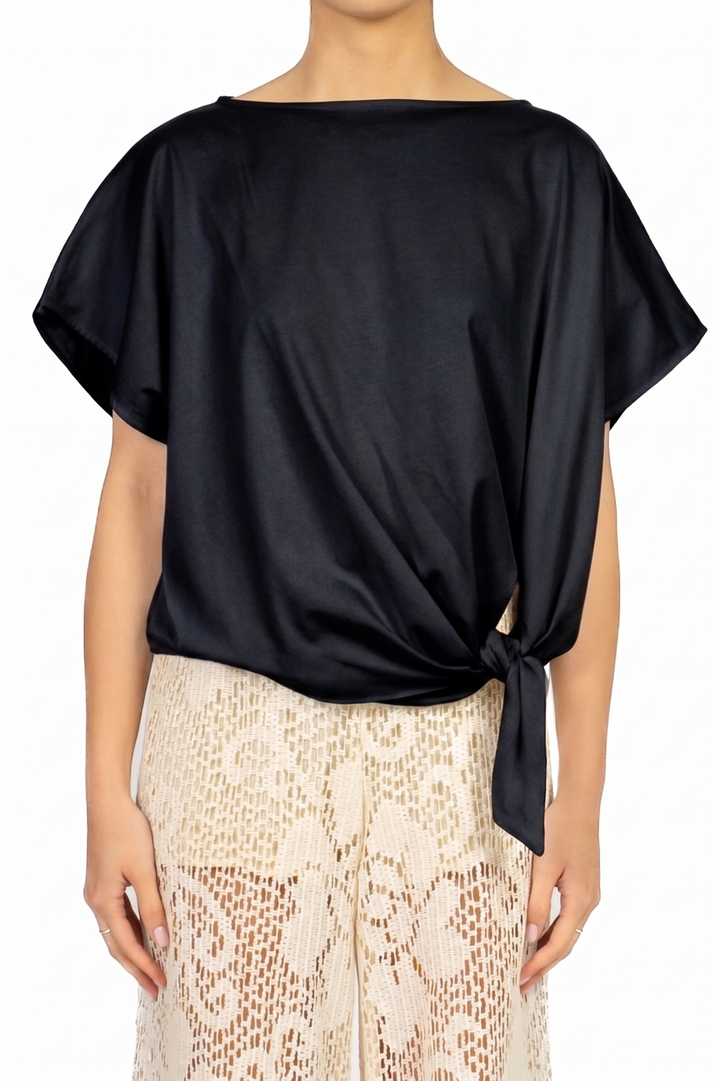 Vicolo - T-Shirt con nodo frontale Art. UAB0350