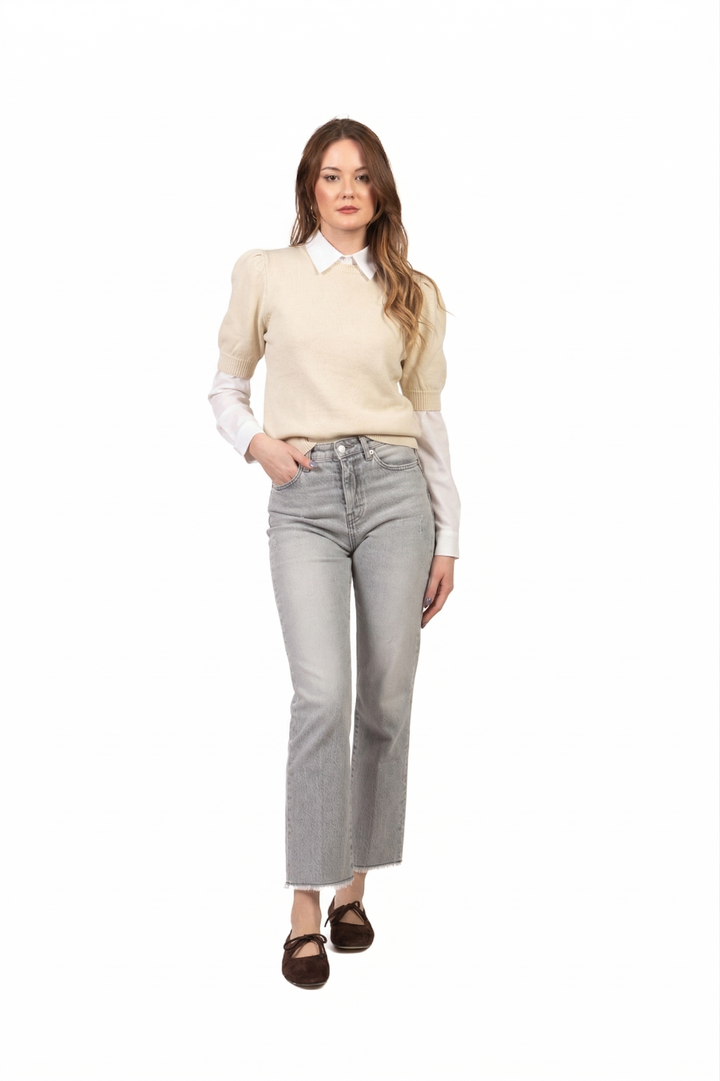 Motel - Maglia mezza manica sbuffo Art. 261PA5515