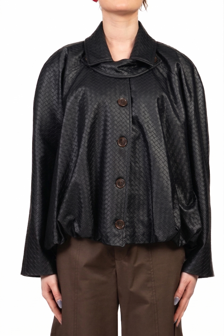 Tensione In - Bomber ecopelle trama intrecciata Art. 26B4008