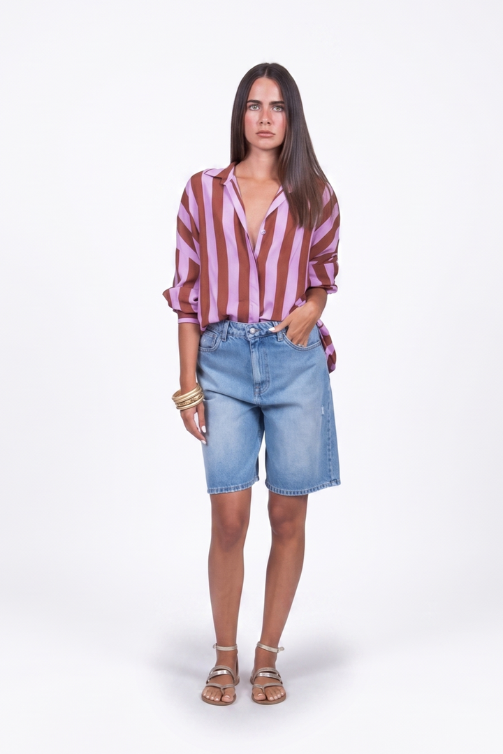 Vicolo - Camicia rigata Art. TAB3394