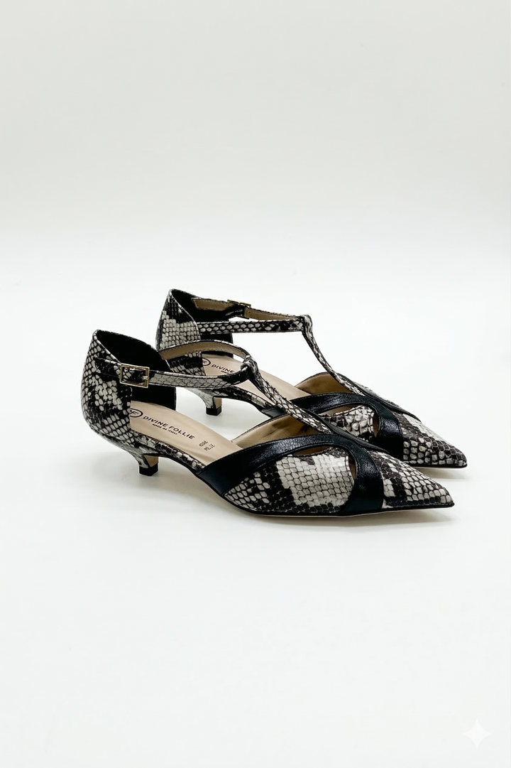 Divine Follie - Slingback pitonata Art. 52P3060