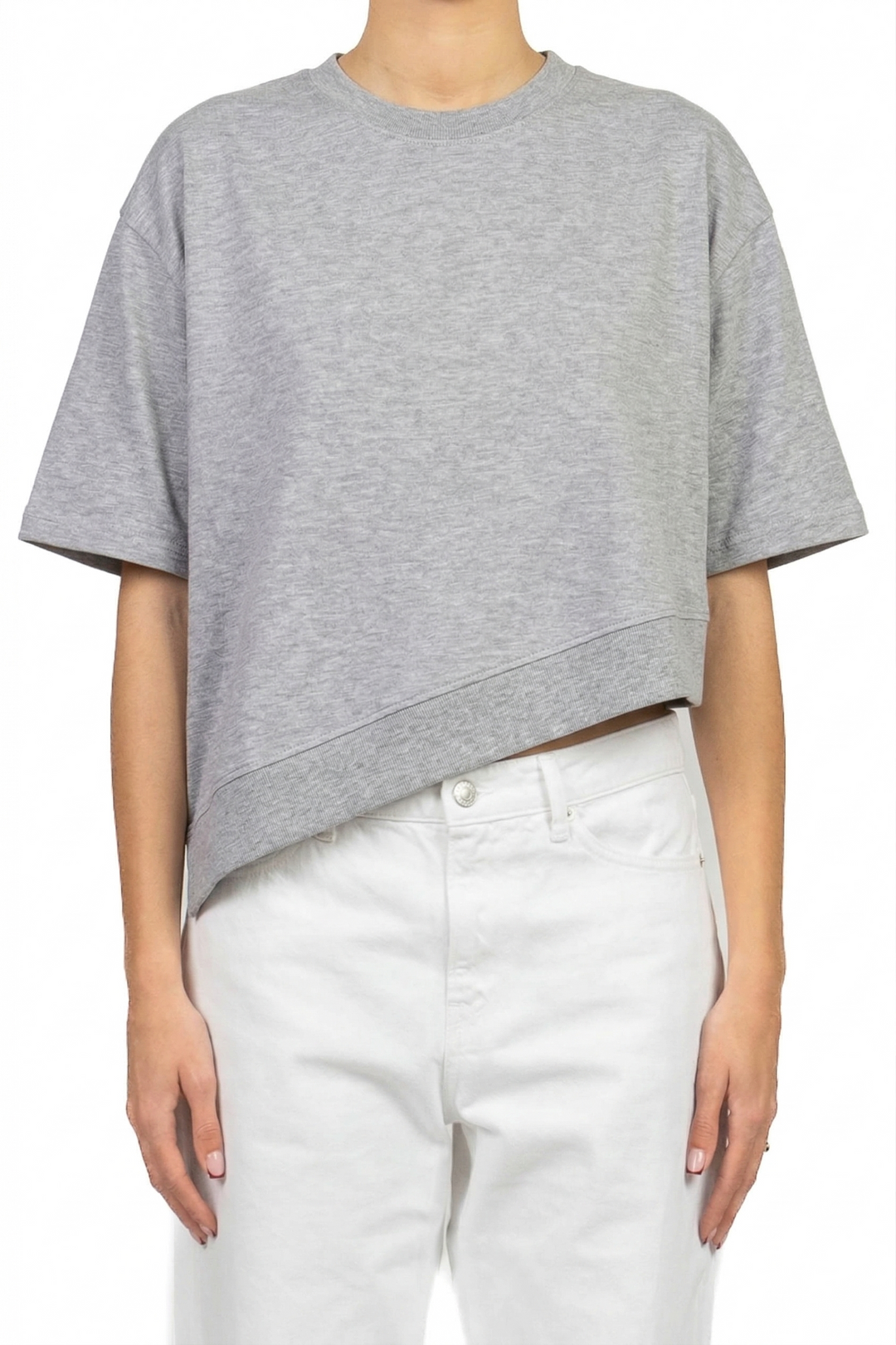 Vicolo - T-Shirt basic asimmetrica Art. UAB0281