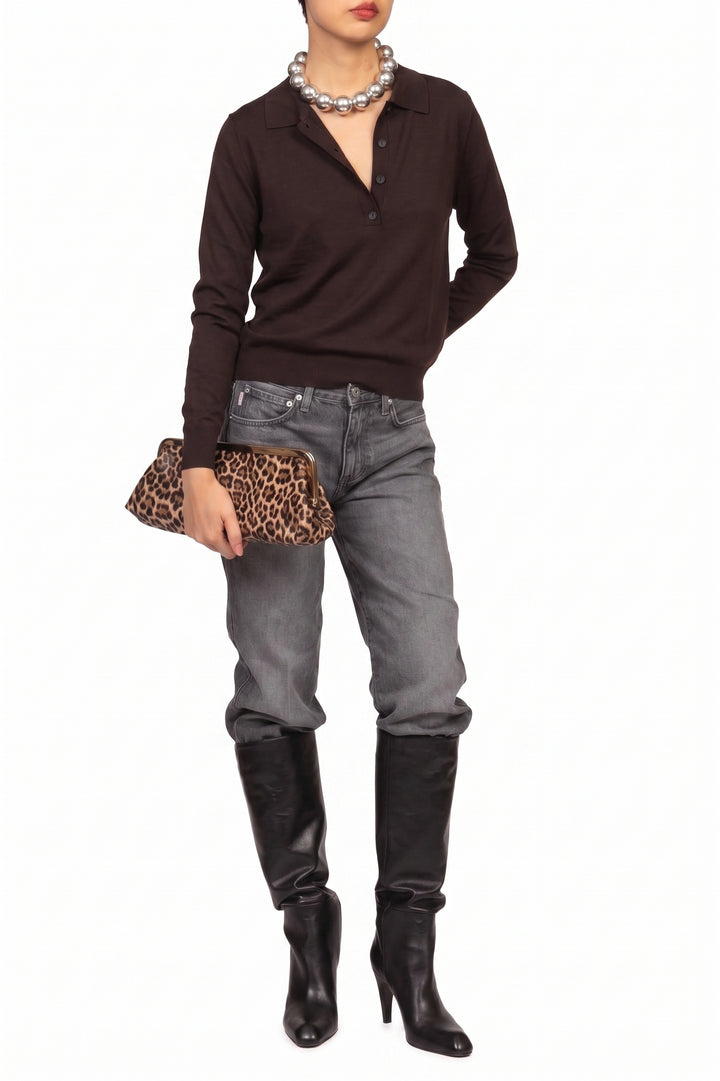 Tensione In - Maglia polo in lana Art. MLN23AI26