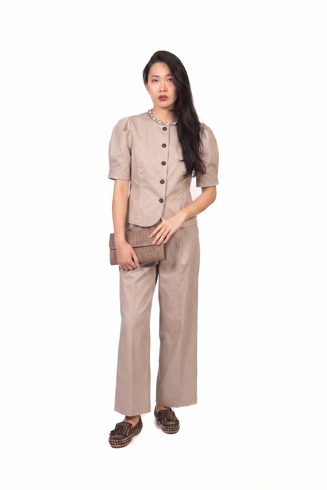 Tensione In - Giacca crop manica corta Art. 26B4542