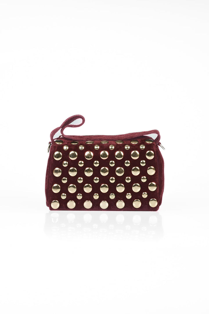 Upper - Borsa bauletto con borchie