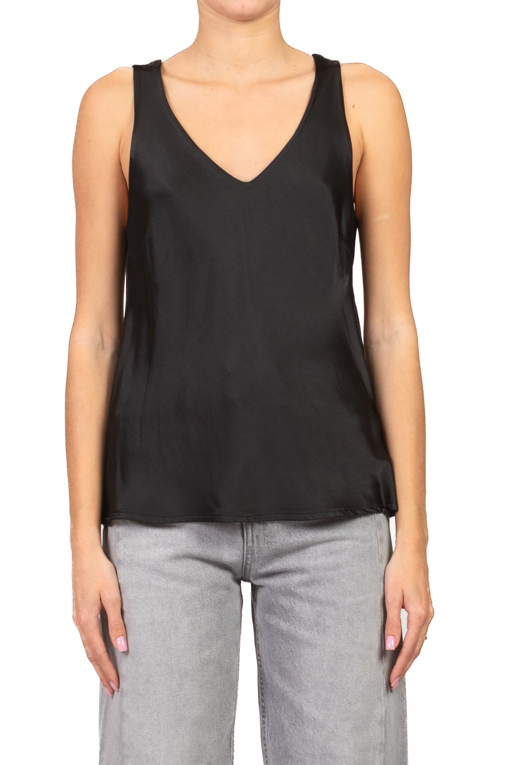 Dixie - Canotta satin scollo v Art. R782A009A