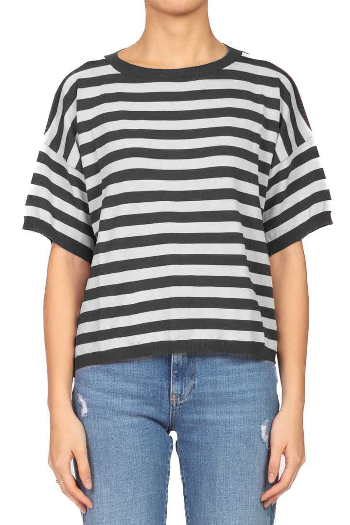 Vicolo - Maglia rigata manica corta Art. 2AB2002