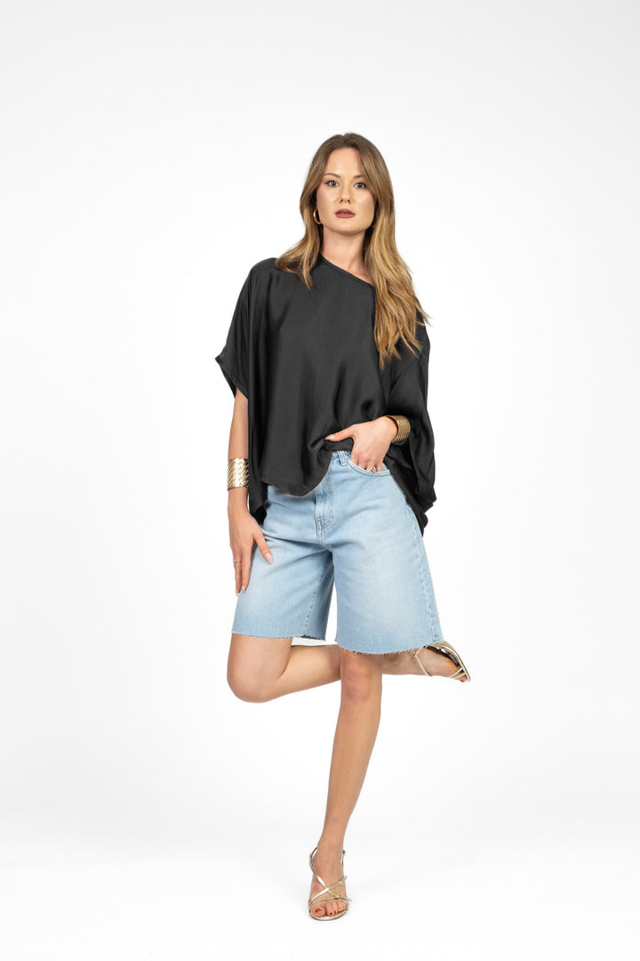 Tensione In - Blusa satin mezza manica Art. FB736B05QPE25