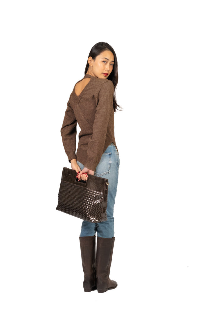 Vicolo - Maglia scollo posteriore Art. 77207F