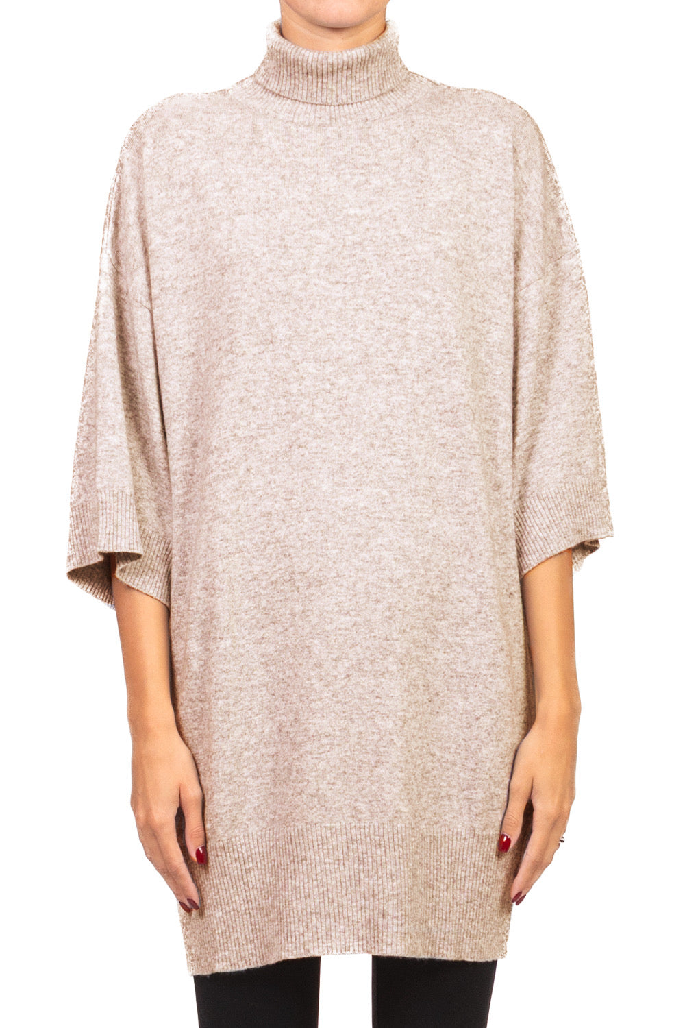 Vicolo - Maglia lunga a lupetto Art. 22082F