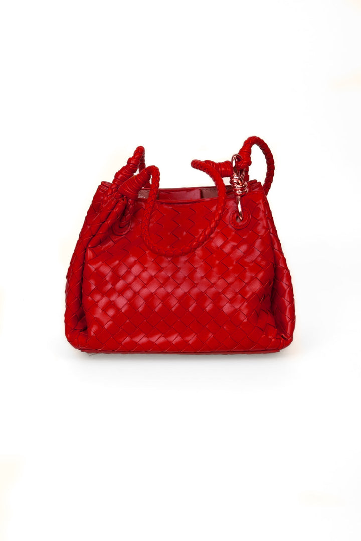 Upper - Borsa intrecciata a spalla