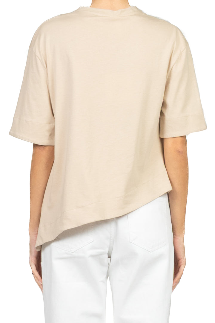 Tensione In - T-shirt asimmetrica tasca paillettes  Art. PE260194