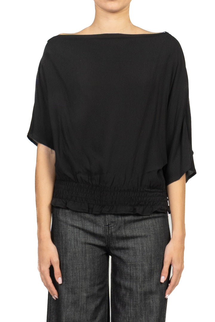 Tensione In - Blusa scollo asimmetrico Art. S26CD25