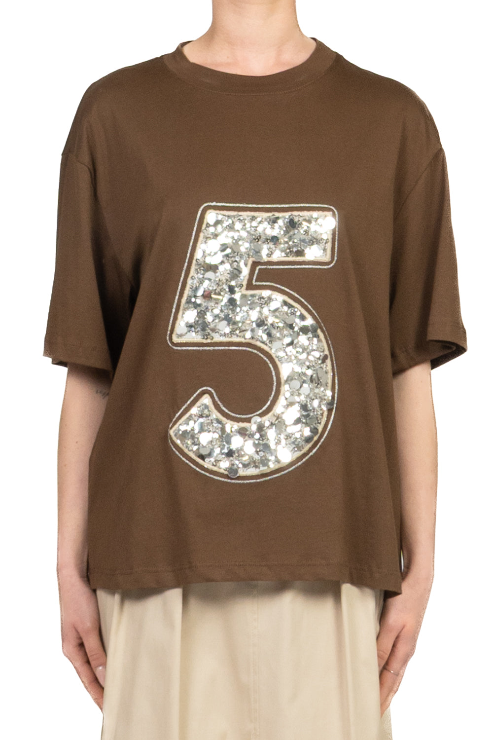 Tensione In - T-shirt n.5 paillettes Art. PE260174