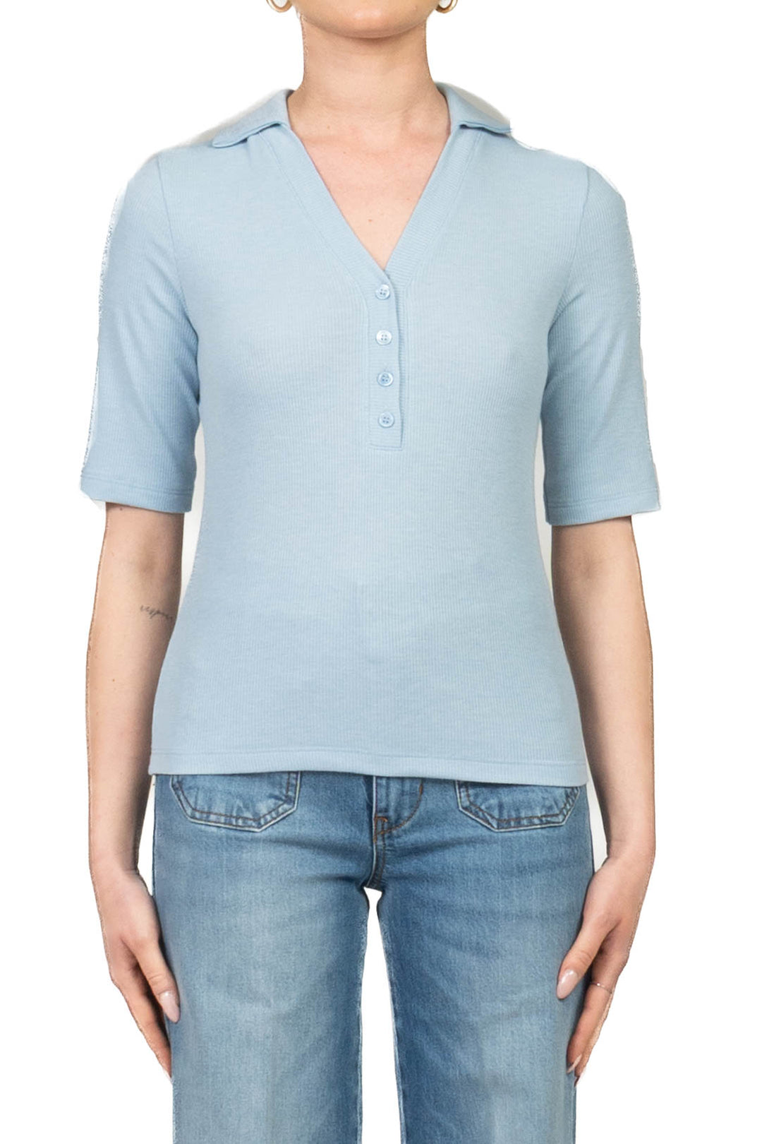 Vicolo - T-Shirt polo costine Art. UAB0318