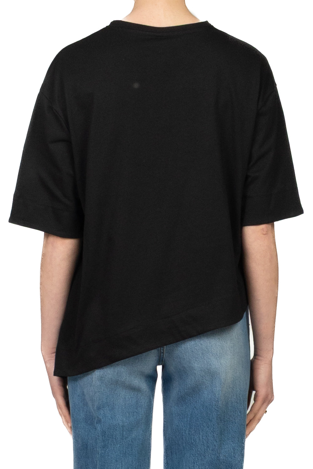 Tensione In - T-shirt asimmetrica tasca paillettes  Art. PE260194