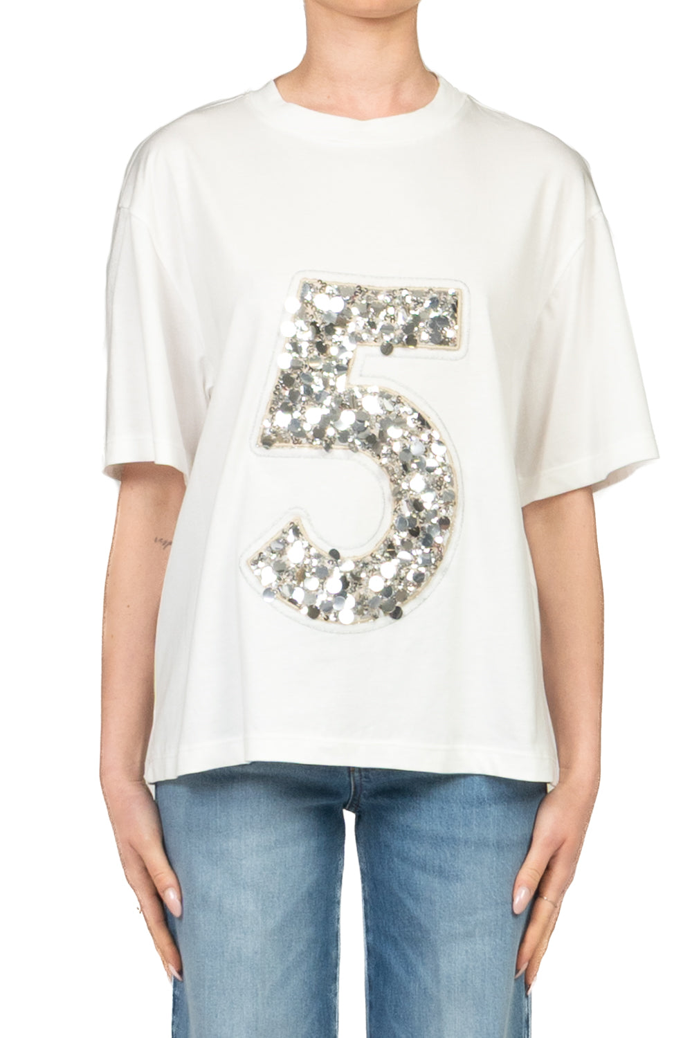 Tensione In - T-shirt n.5 paillettes Art. PE260174